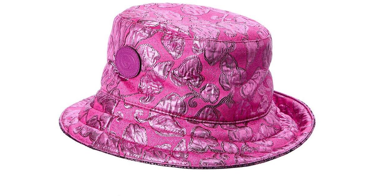 Gucci Gg Lame Jacquard Reversible Bucket Hat in Pink | Lyst display picture 1