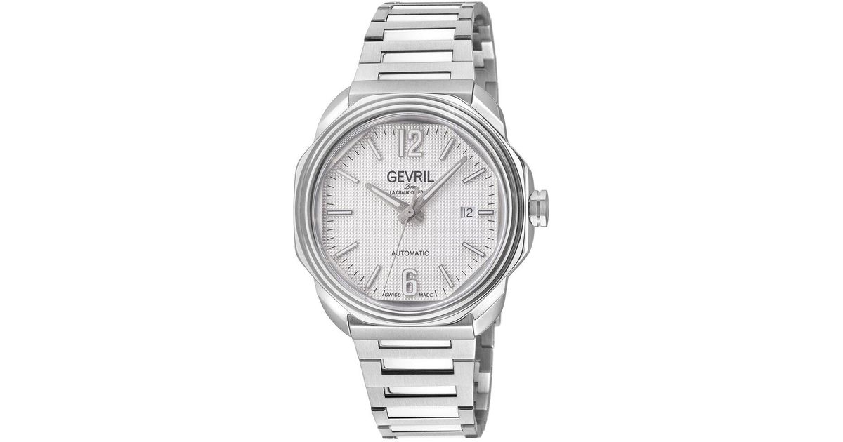 Gevil Gevril Roosevelt Watch in Gray for Men | Lyst