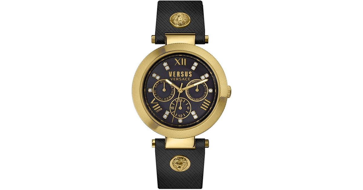 Versus Leather Versus By Versace Camden Market Watch in Metallic - Lyst