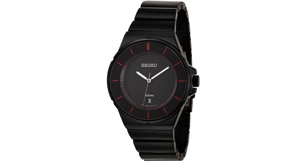Seiko Matrix Watch in Black for Men | Lyst
