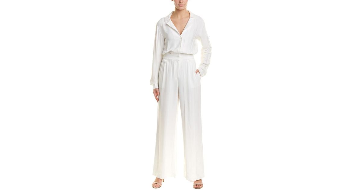 Reiss Synthetic Juno Jumpsuit in White - Lyst