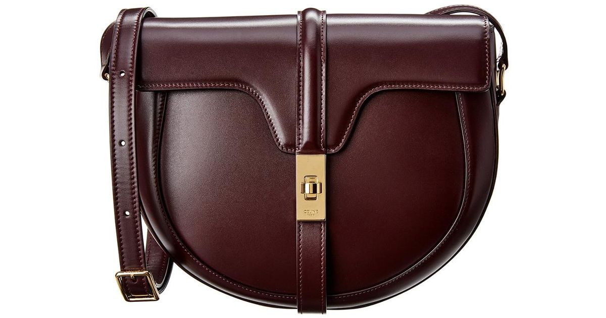 Celine Besace 16 Leather Shoulder Bag | Lyst