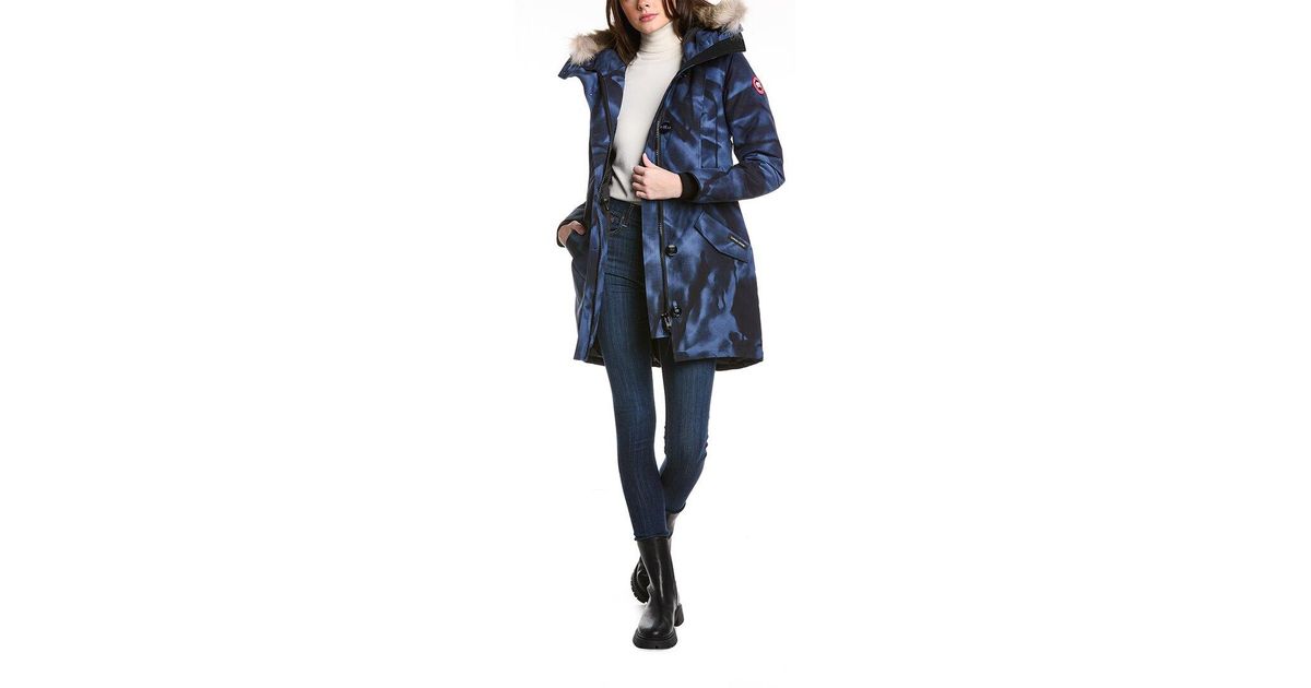 Canada goose rossclair camo blue cheap