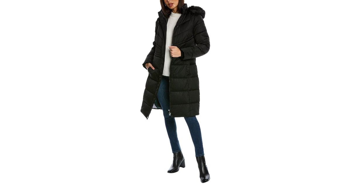 Ted Baker Samira Belted Padded Coat in Black Lyst Canada