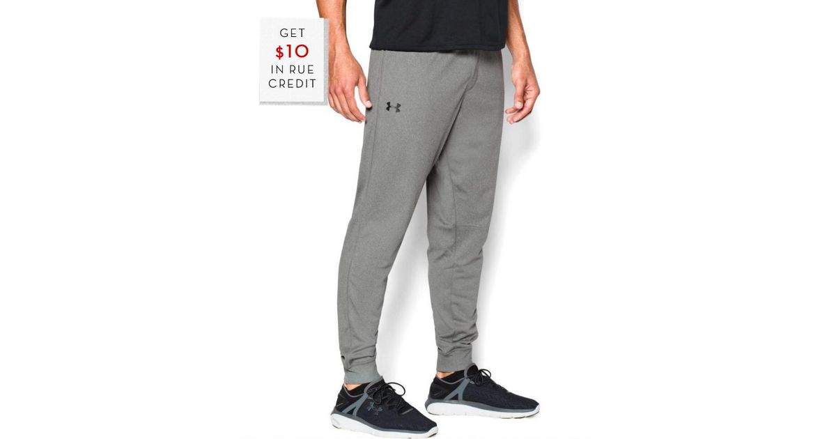 under armour men's tapered leg tricot pants