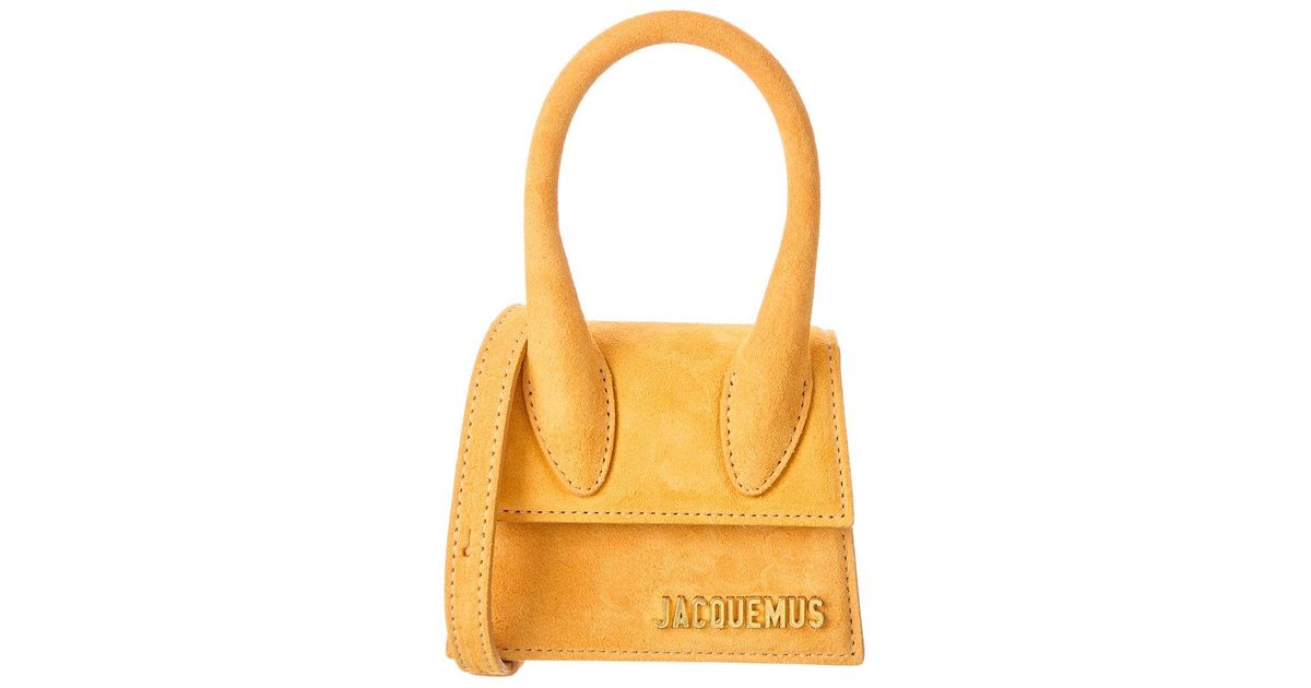 brown suede le chiquito clutch