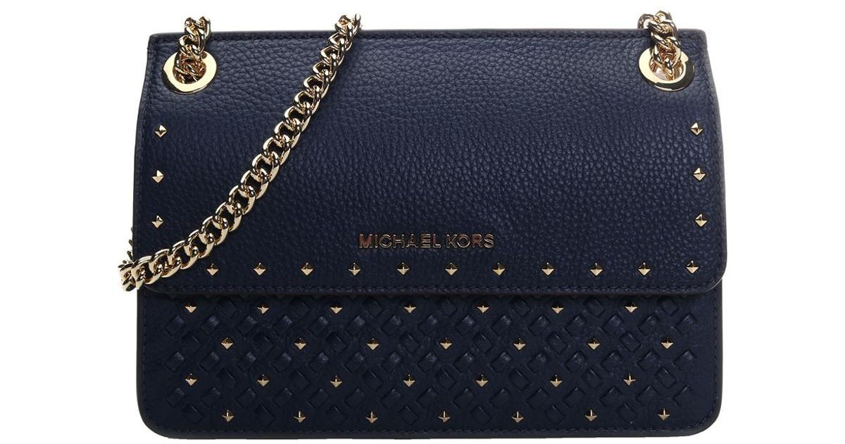 navy michael kors crossbody bag