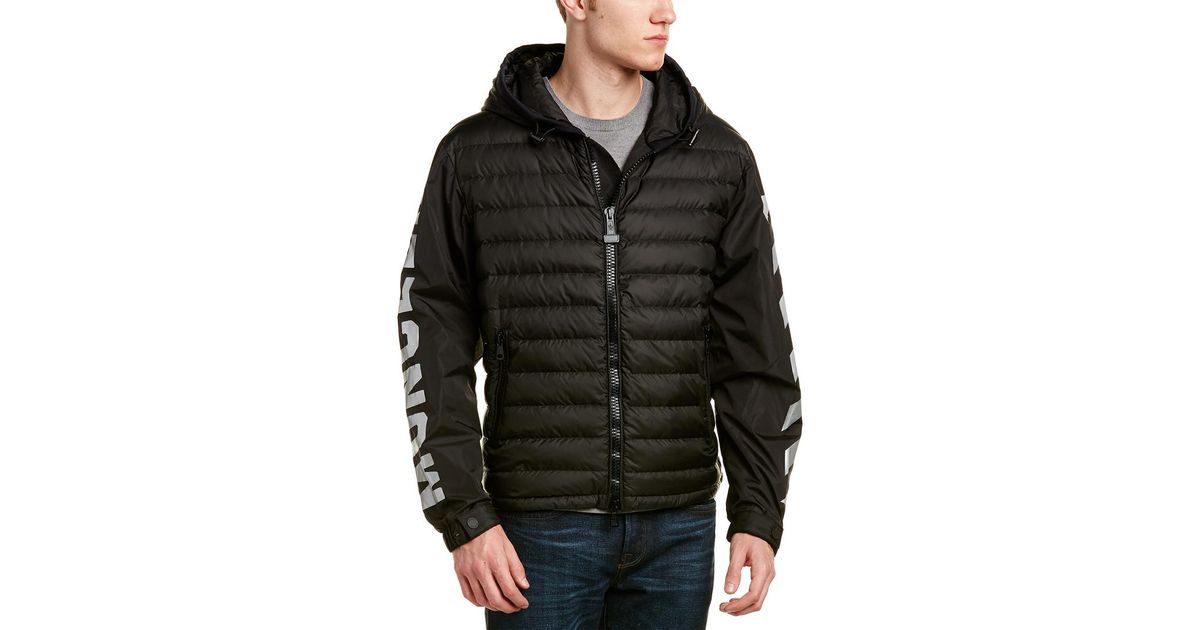 Moncler Synthetic X Off-white Tablier Quilted Down Jacket in Black for Men  - Lyst