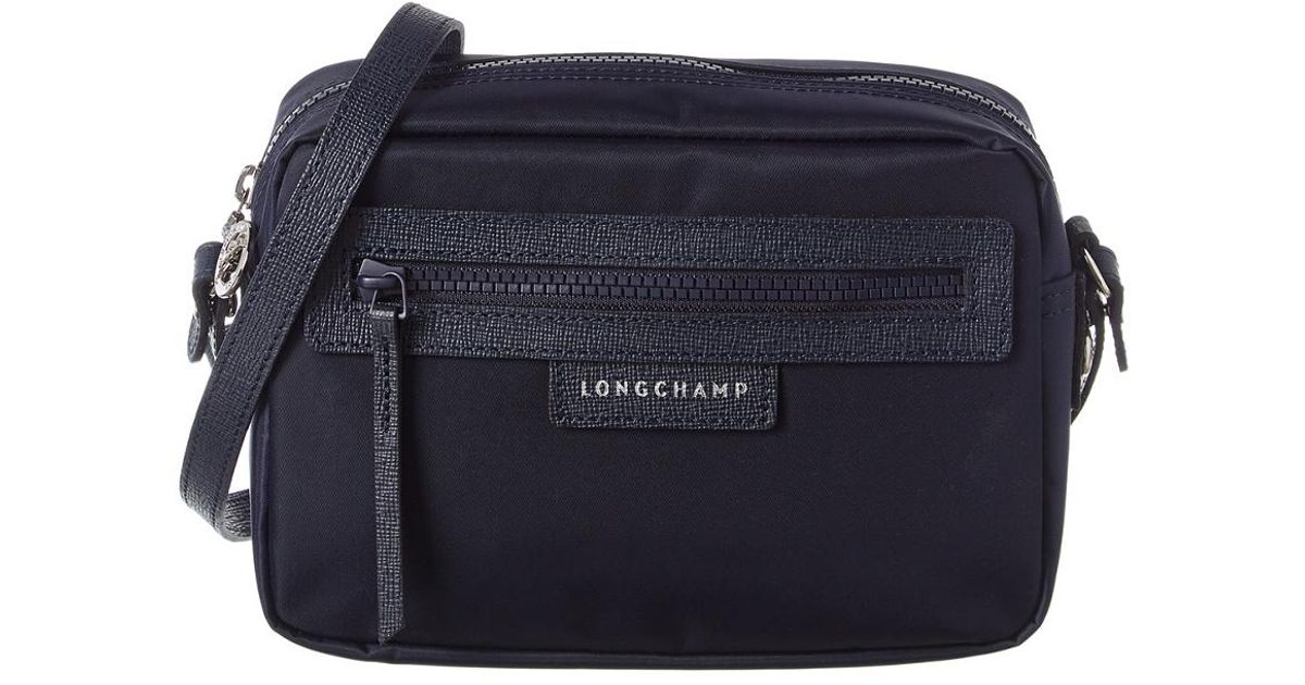 Longchamp Le Pliage Neo Canvas Camera Bag in Blue Lyst