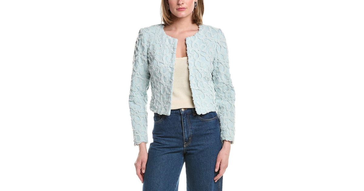FLORA BEA NYC Omilia Coat in Blue | Lyst UK