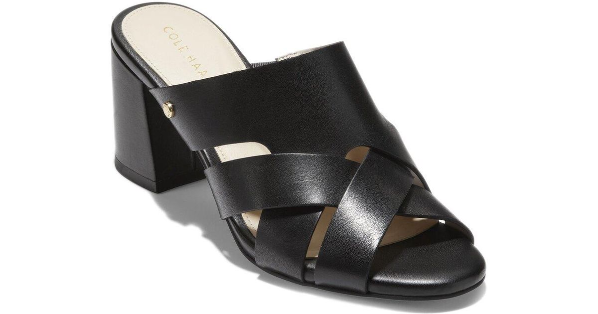 Cole Haan Jodie Leather Mule in Black - Save 2% | Lyst Canada