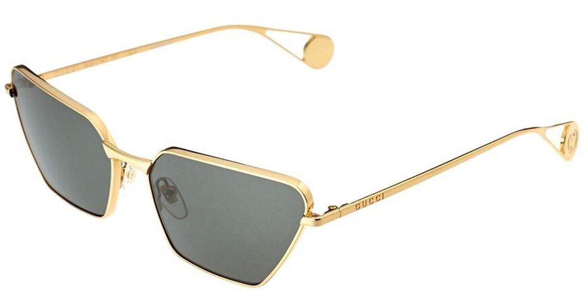 Gucci GG0538S 56mm Sunglasses in White Lyst