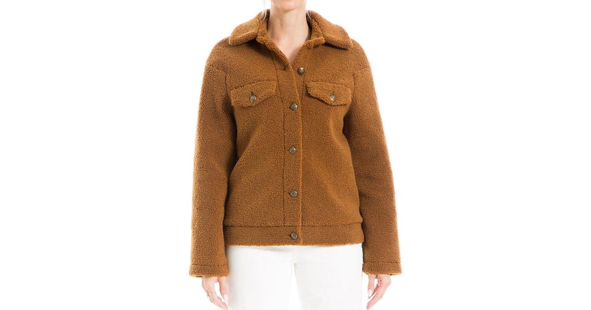 Max studio faux fur best sale jacket
