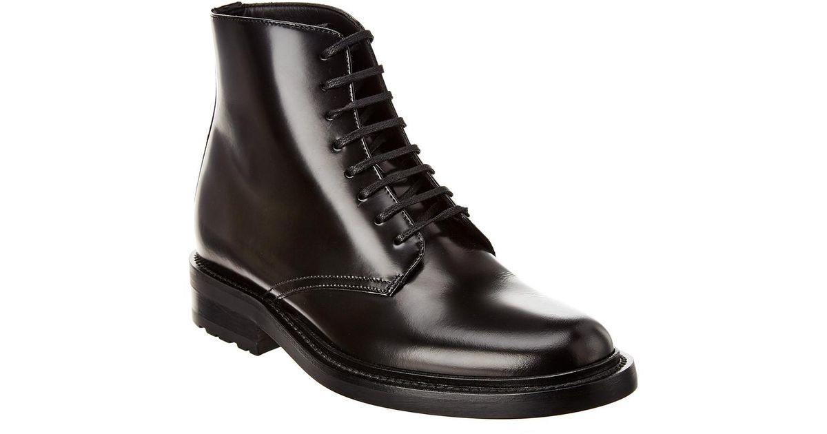 ysl army boots