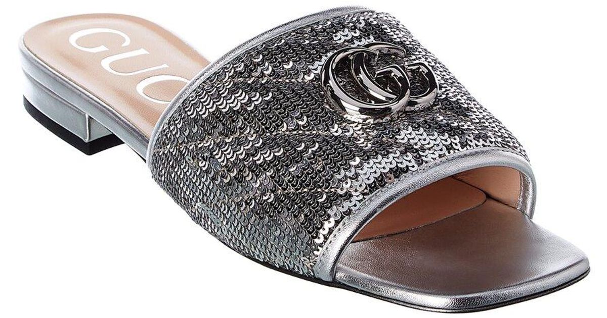 gucci slides sparkle