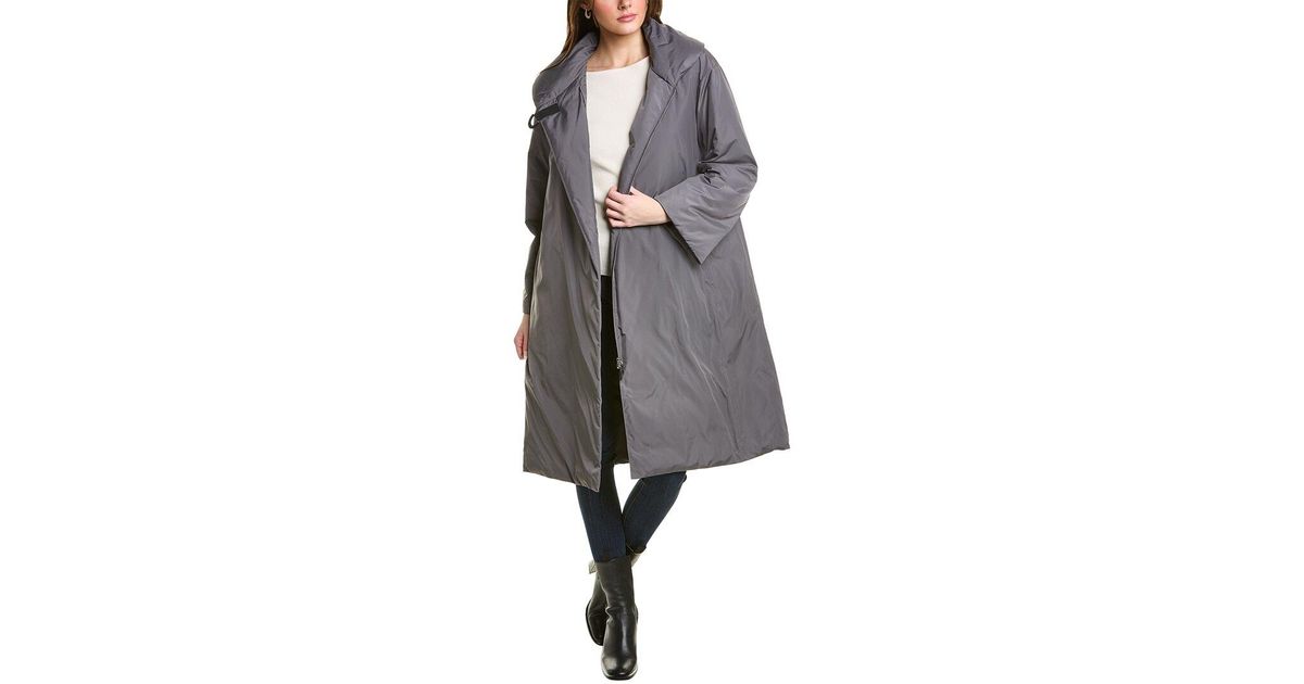Lafayette 148 New York Cassidy Down Coat in Gray Lyst