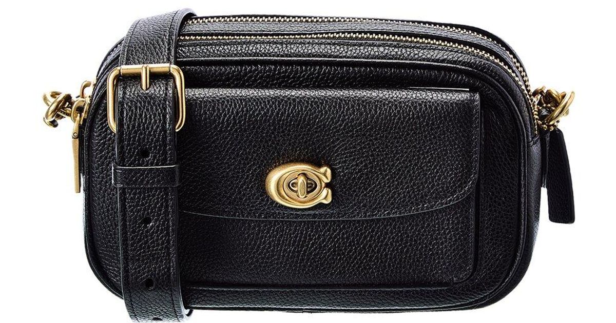 COACH Willow Leather Camera Bag in Black Lyst UK