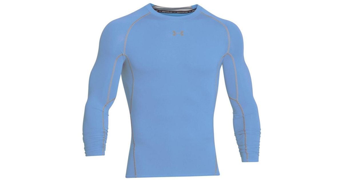 blue under armour compression shirt