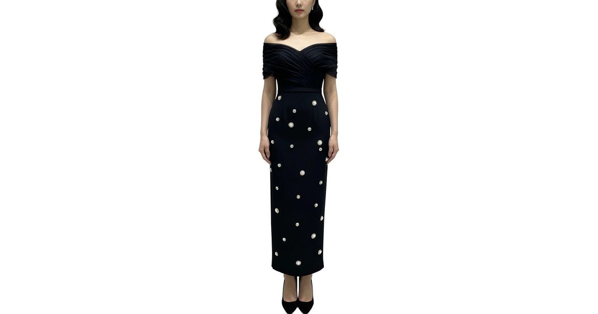 lurex maxi dress Solid Lurex Fit And Flare Maxi Dress – The Dressing Room
