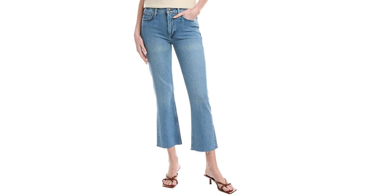 Rag & Bone Epic Andi High-Rise Ankle Scout Wide-Leg Jean in Blue | Lyst