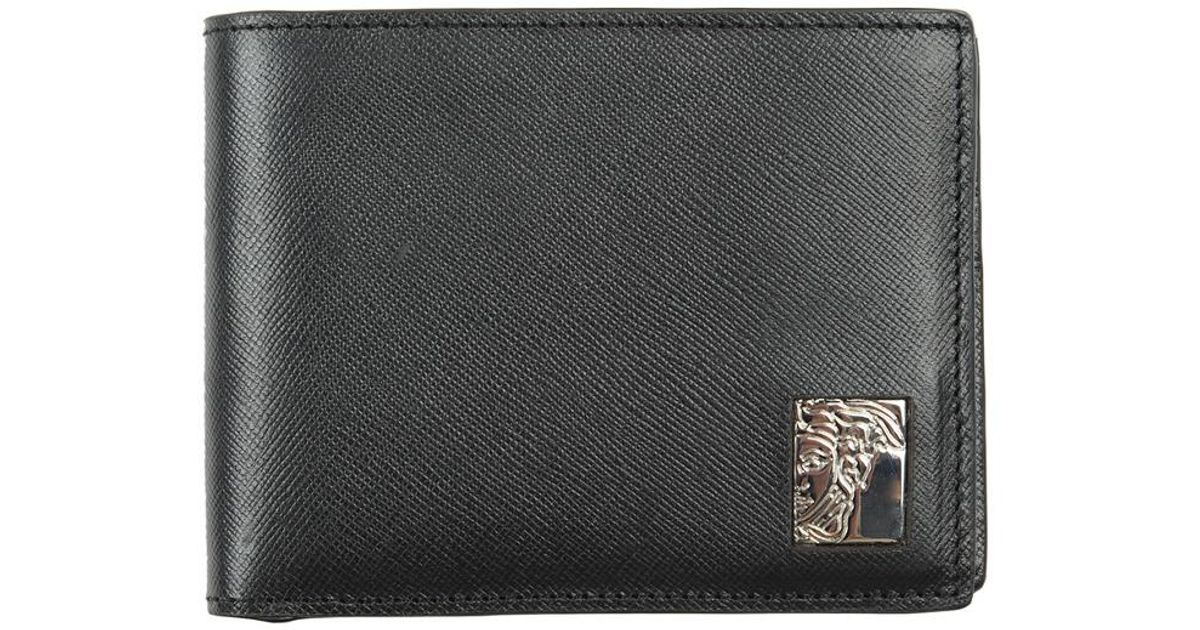 versace saffiano wallet