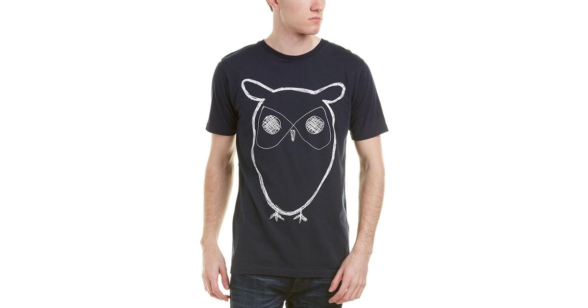 Knowledge Cotton Apparel Knowledgecotton Big Owl T-shirt in Blue for Men -  Lyst