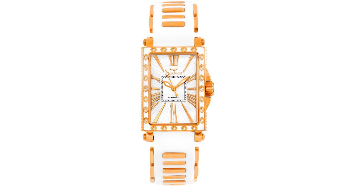 aquaswiss women's grace diamond watch