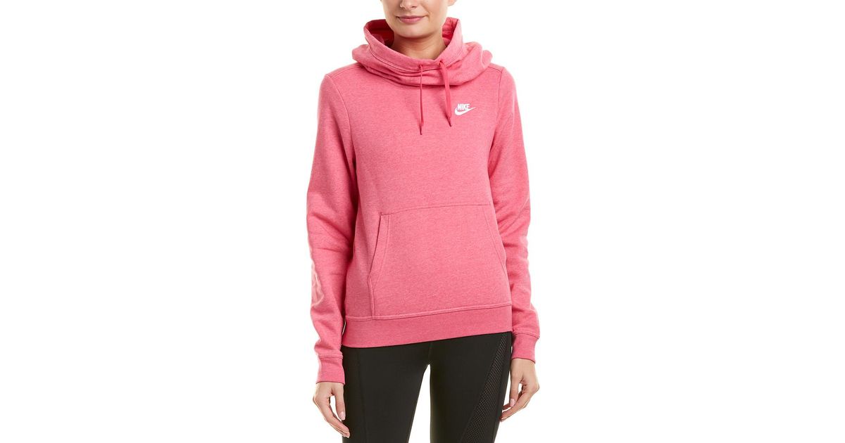 nike funnel neck hoodie