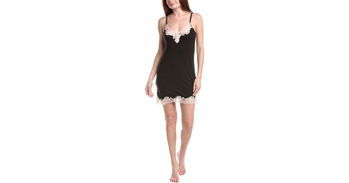 Honeydew Intimates Dream On Chemise in Black | Lyst