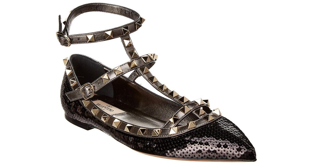 valentino rockstud sequin