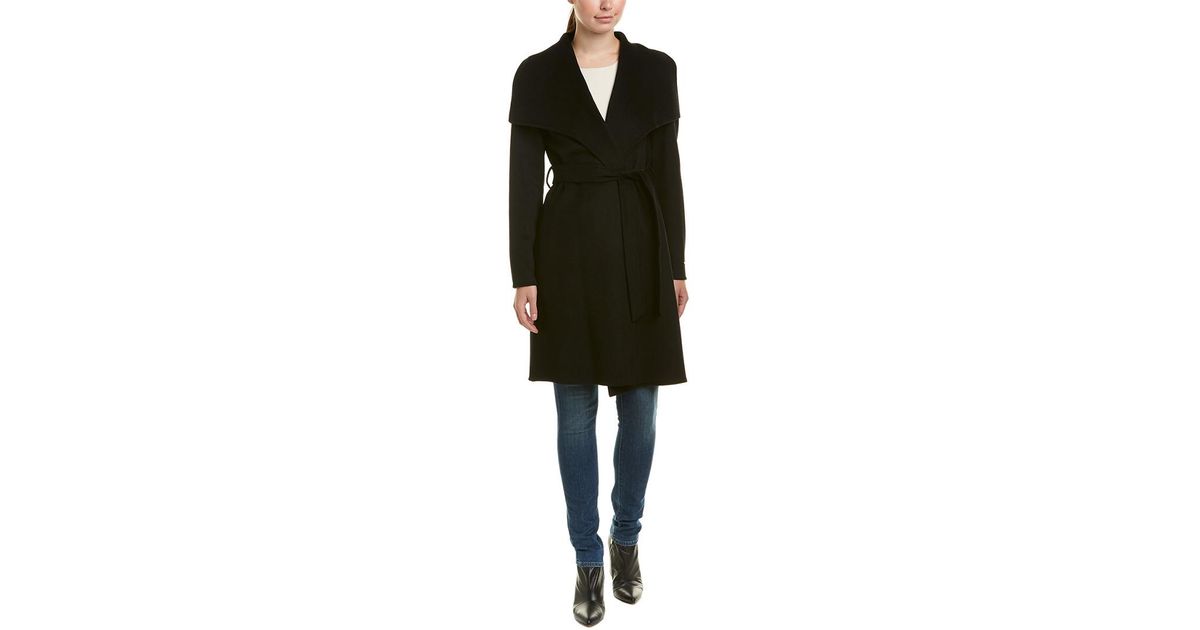 t tahari ellie wrap coat