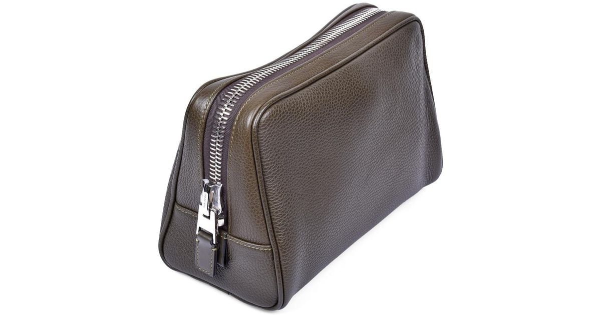 Tom Ford Leather Dopp Kit in Brown for Men | Lyst UK