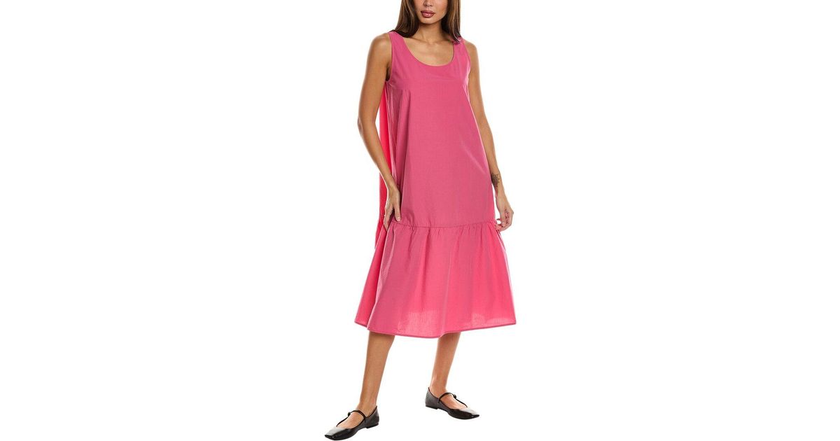 Eileen Fisher Tank Dress in Pink Lyst UK