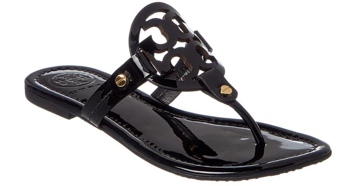 black patent tory burch miller