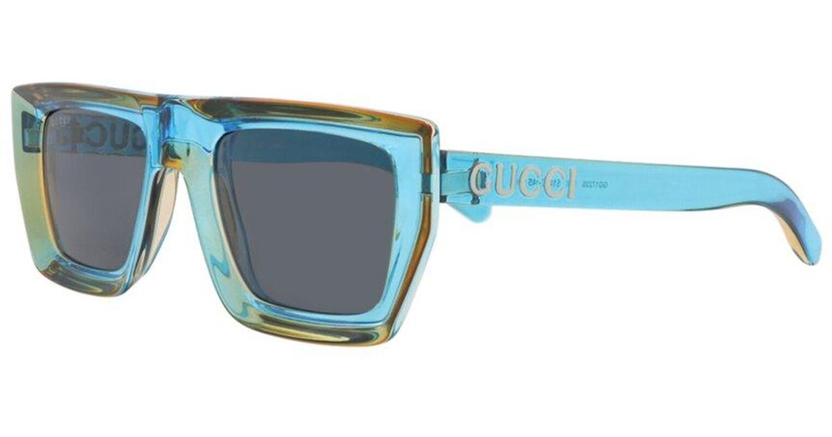 NWT Gucci GG1325S-010 Blue 54mm Sunglasses Gucci Gucci GG1325S-010 54mm New Sunglasses(GG1325S-010-FR  main image 4