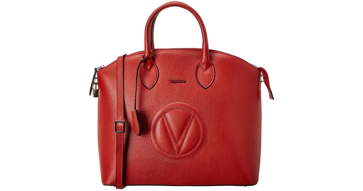 valentino bravia leather satchel