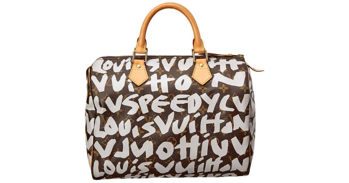 Louis Vuitton Speedy 30 Graffiti Green Limited Edition Stephen Sprouse  Handbag at 1stDibs