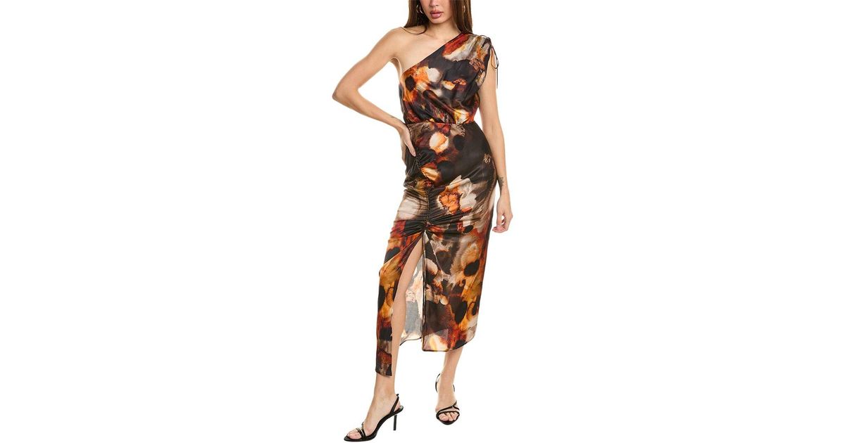 maxi red dress australia Sensations Off Shoulder Satin Maxi Dress Red