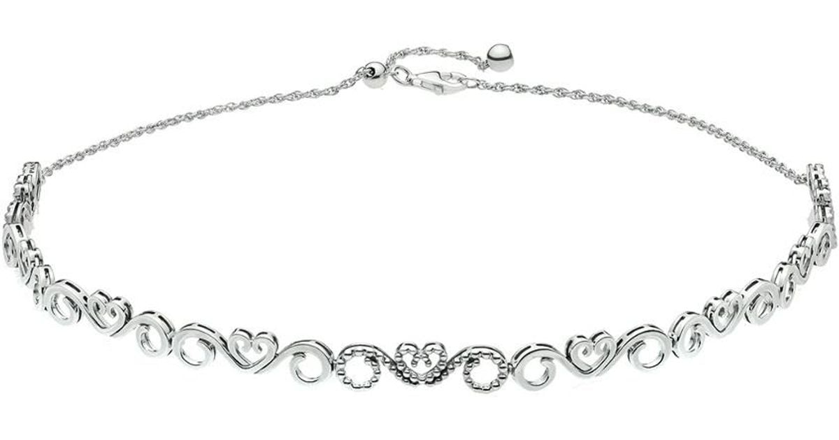 Pandora choker black deals