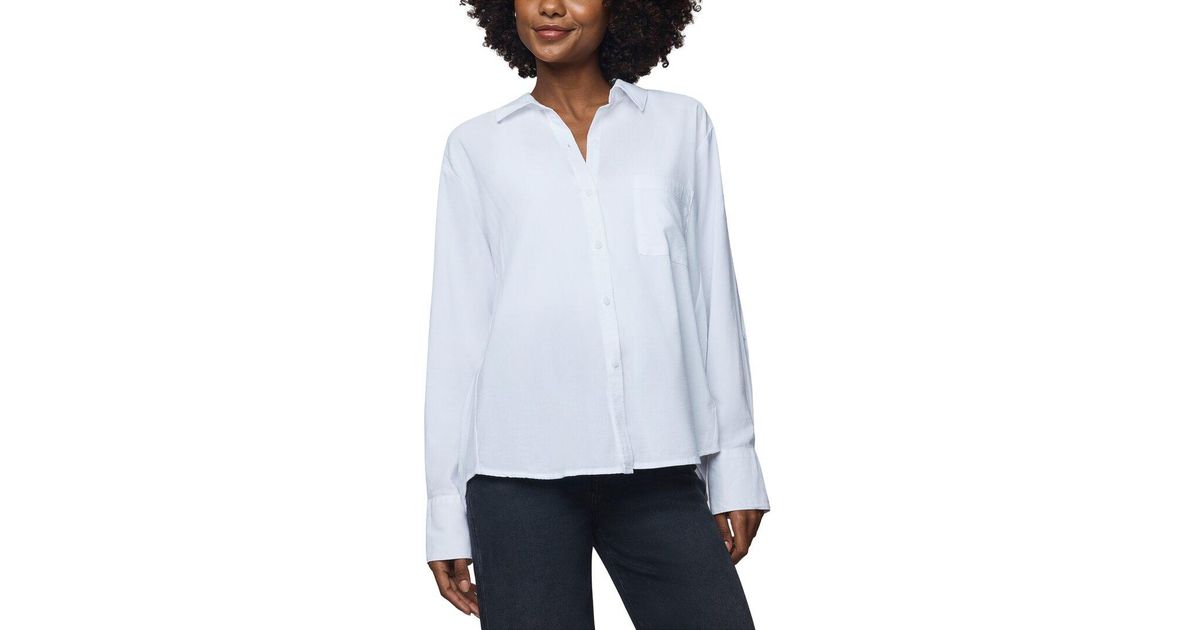 Splendid Reese Shirt in White | Lyst