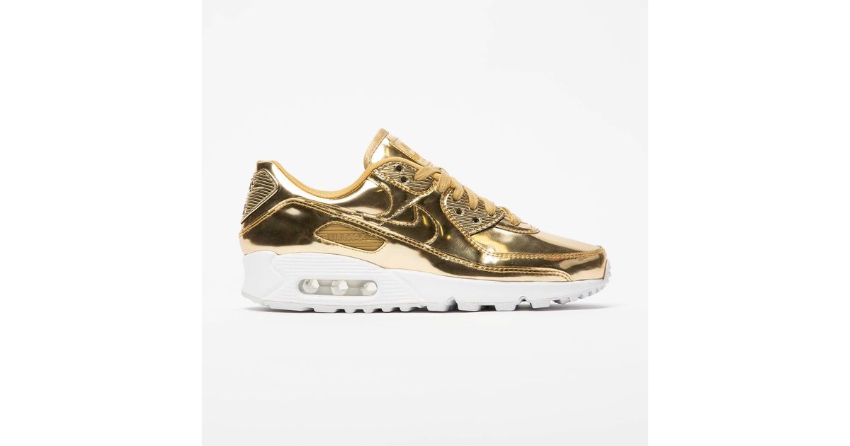 air max 90 metallic gold