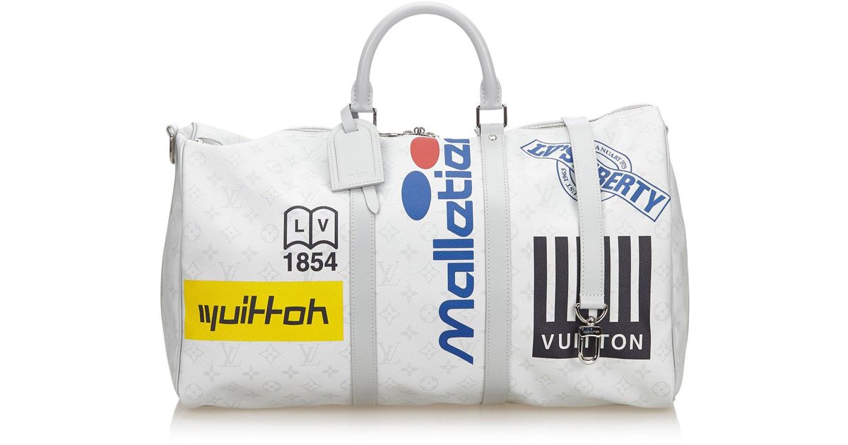 Louis Vuitton White Monogram Antarctica Ultralight Backpack
