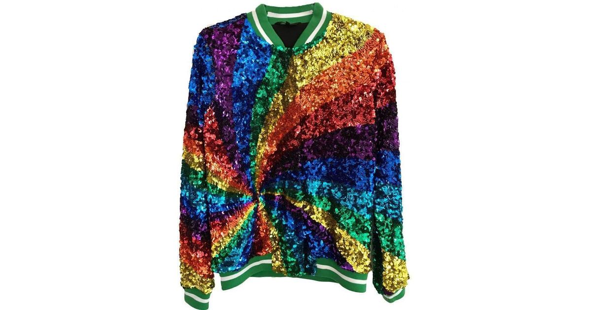 multicolor sequin cardigan