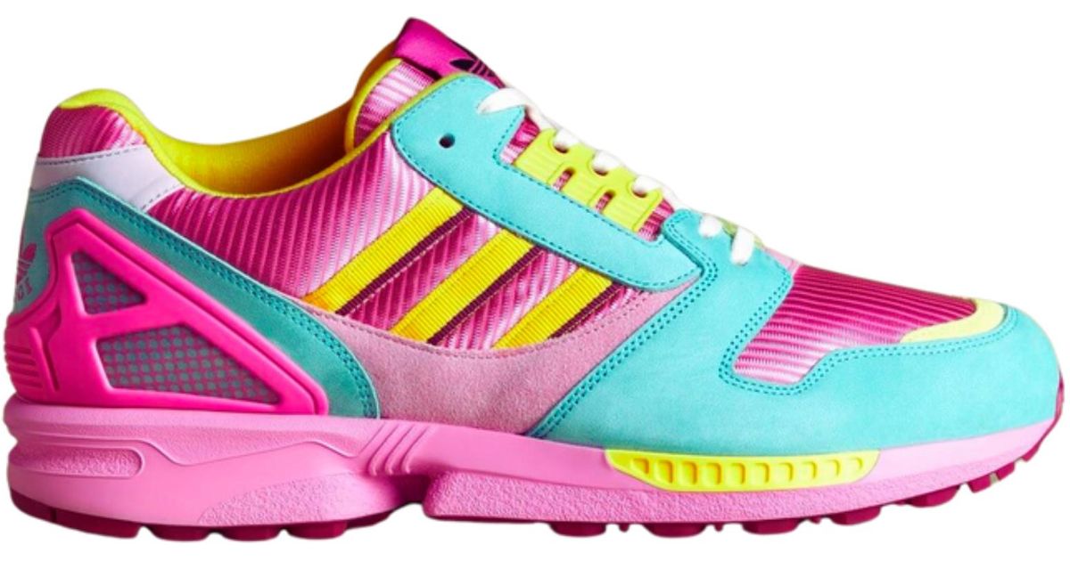 Gucci Adidas Zx 8000 Two Tone Pink Suede Sneakers | Lyst UK