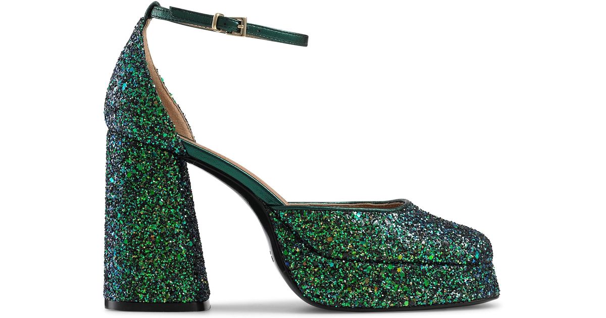 Russell & Bromley Flawless Extreme Platform in Green | Lyst UK