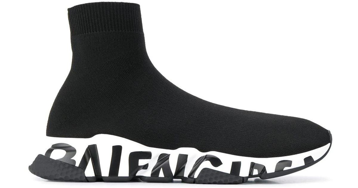 Sneakers Speed Graffiti Nere e Bianche di Balenciaga in Nero per Uomo - 4%  di sconto | Lyst