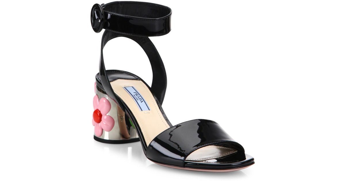 prada flower sandals