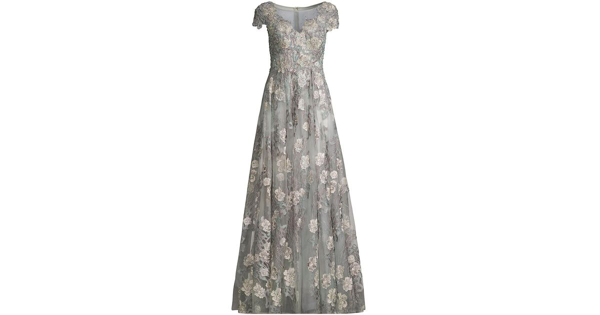 mac duggal cap sleeve gown