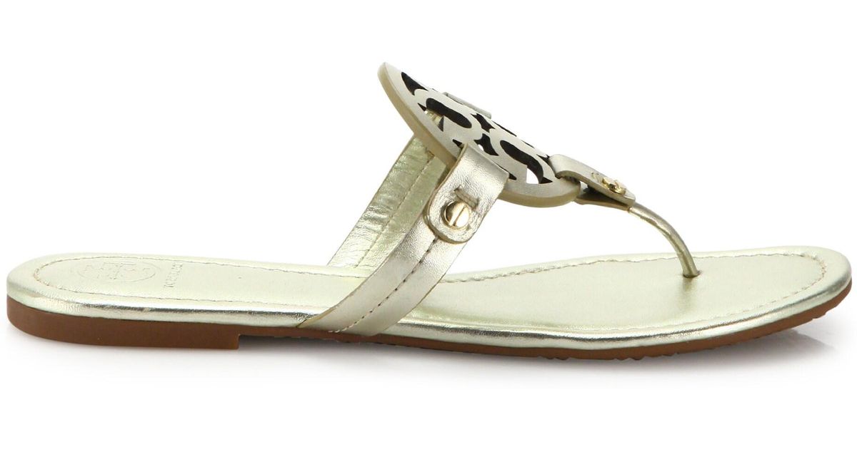 tory burch spark gold sandals