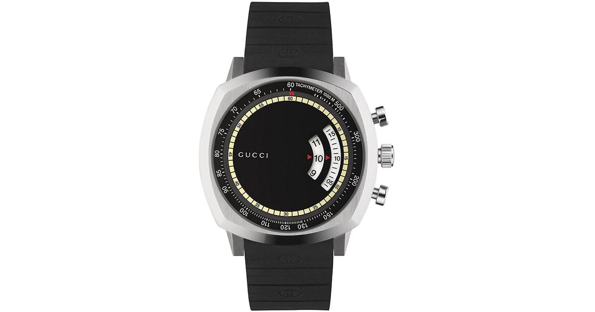 Gucci Ya157301 Grip Stainless Steel And 
